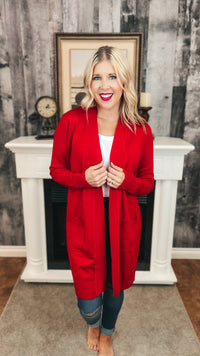 Sherry Cardigan | Red