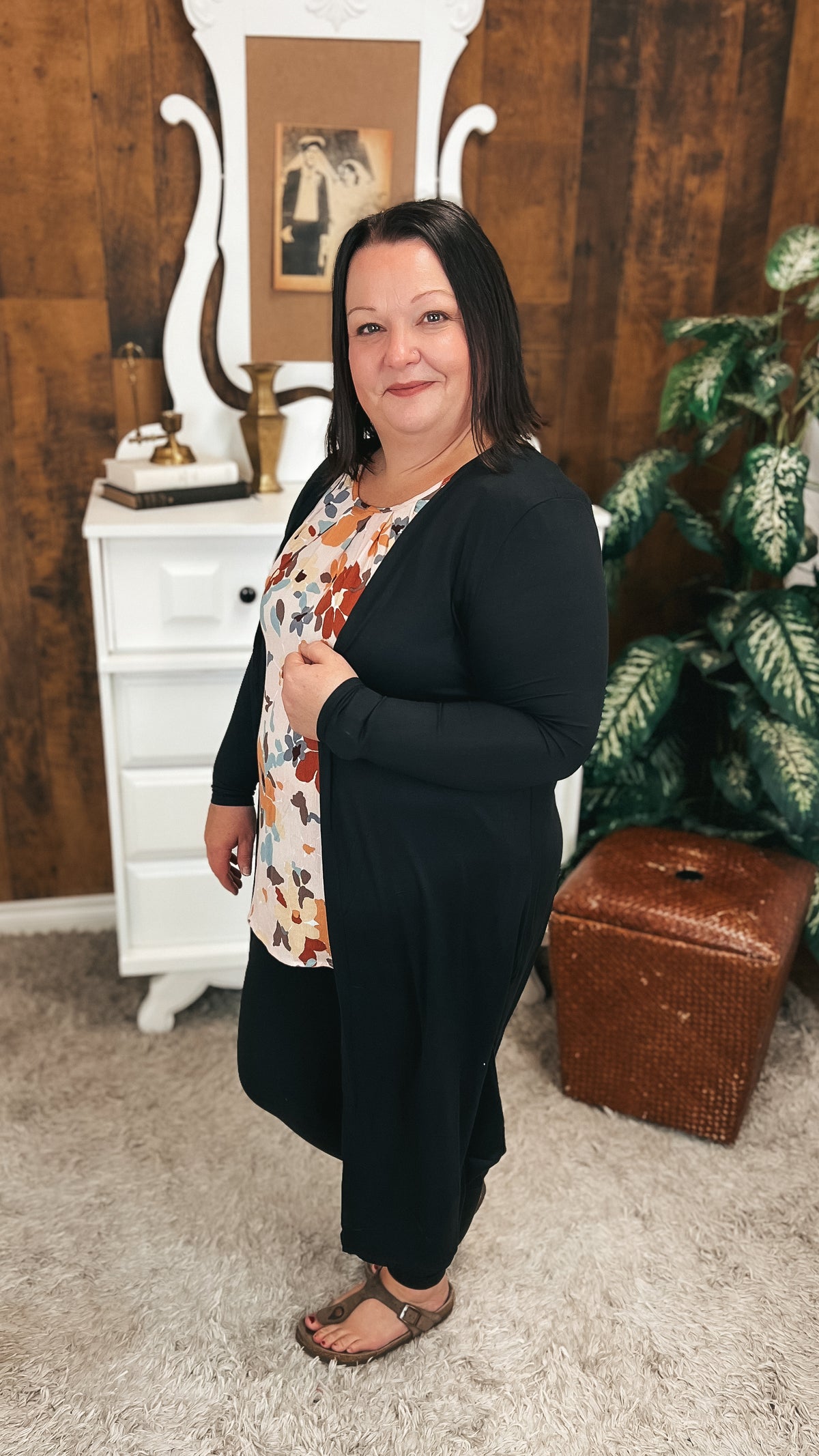 Becca Duster Cardigan | Black