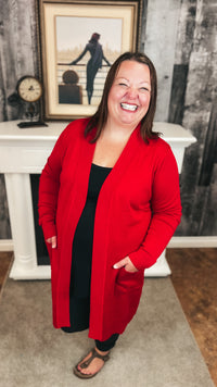 Sherry Cardigan | Red