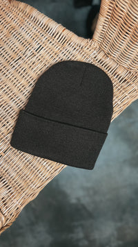 Asher Beanie Hat: Brown