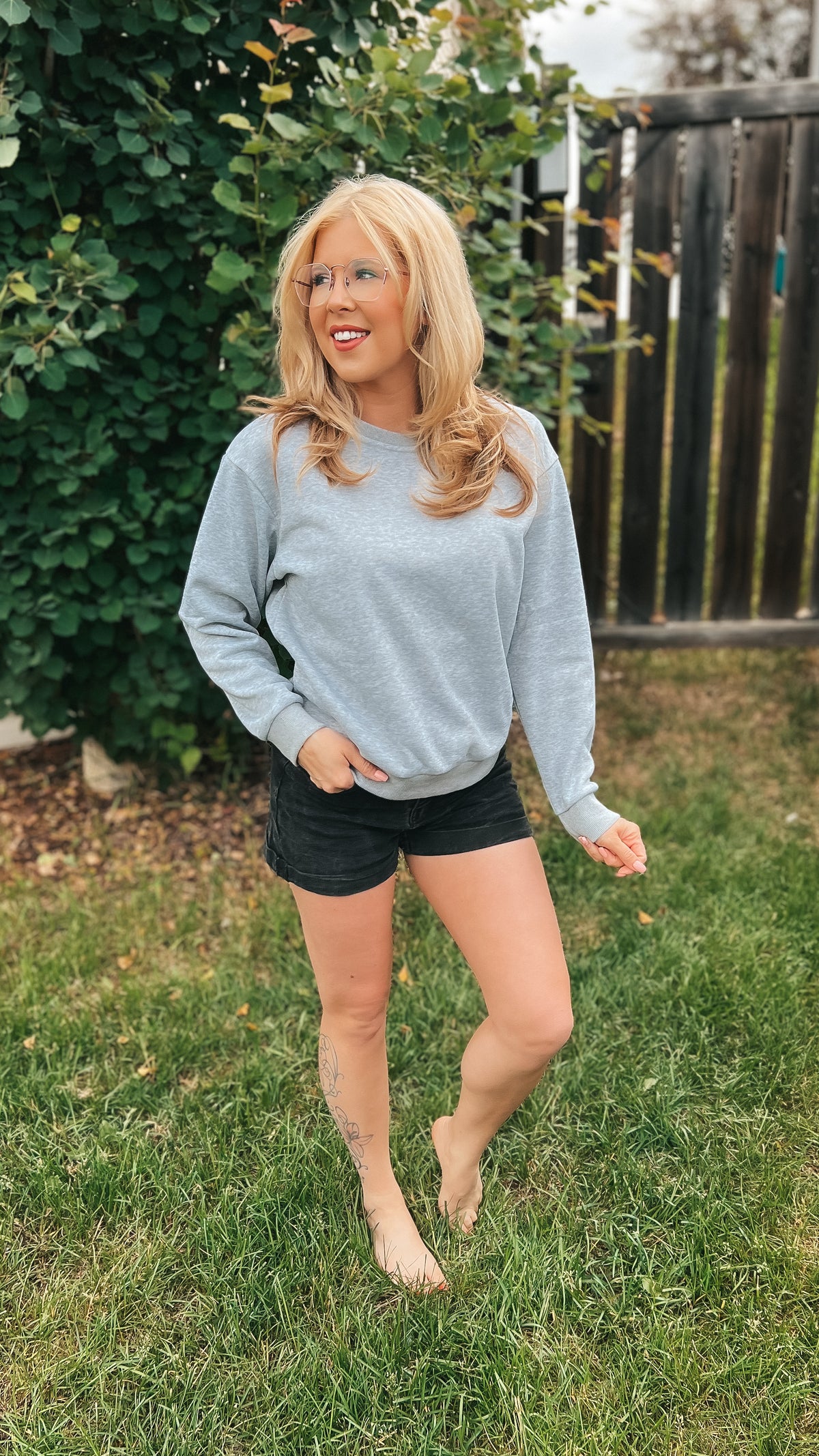 Jessie | Crewneck Sweatshirt | Grey