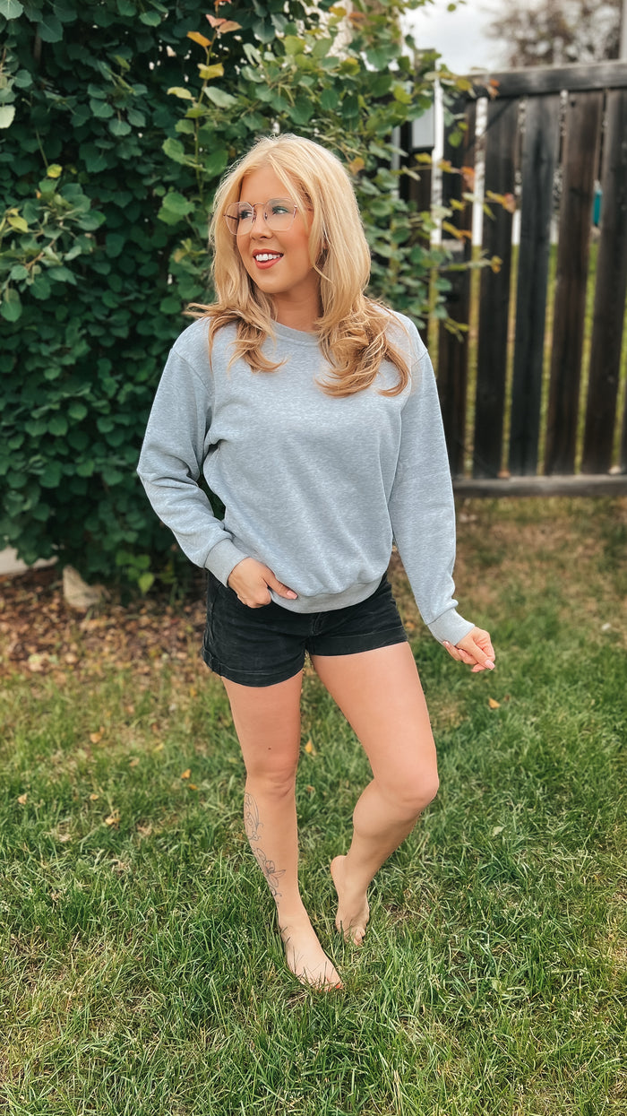 Jessie | Crewneck Sweatshirt | Grey