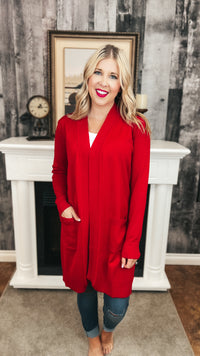 Sherry Cardigan | Red