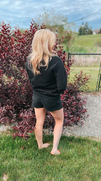 Jessie | Crewneck Sweatshirt | Black