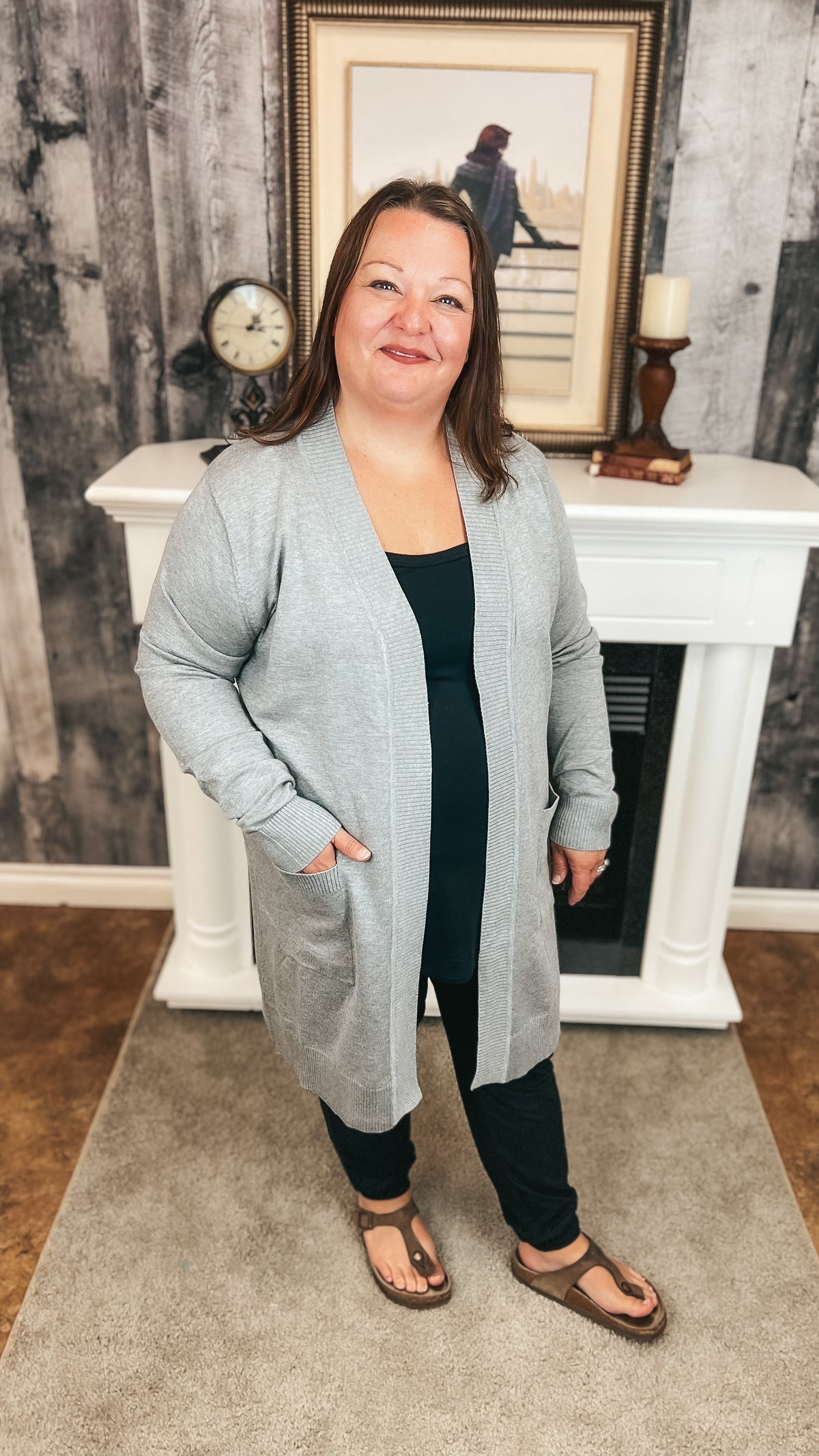 Sherry Cardigan | Grey
