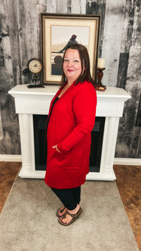 Sherry Cardigan | Red