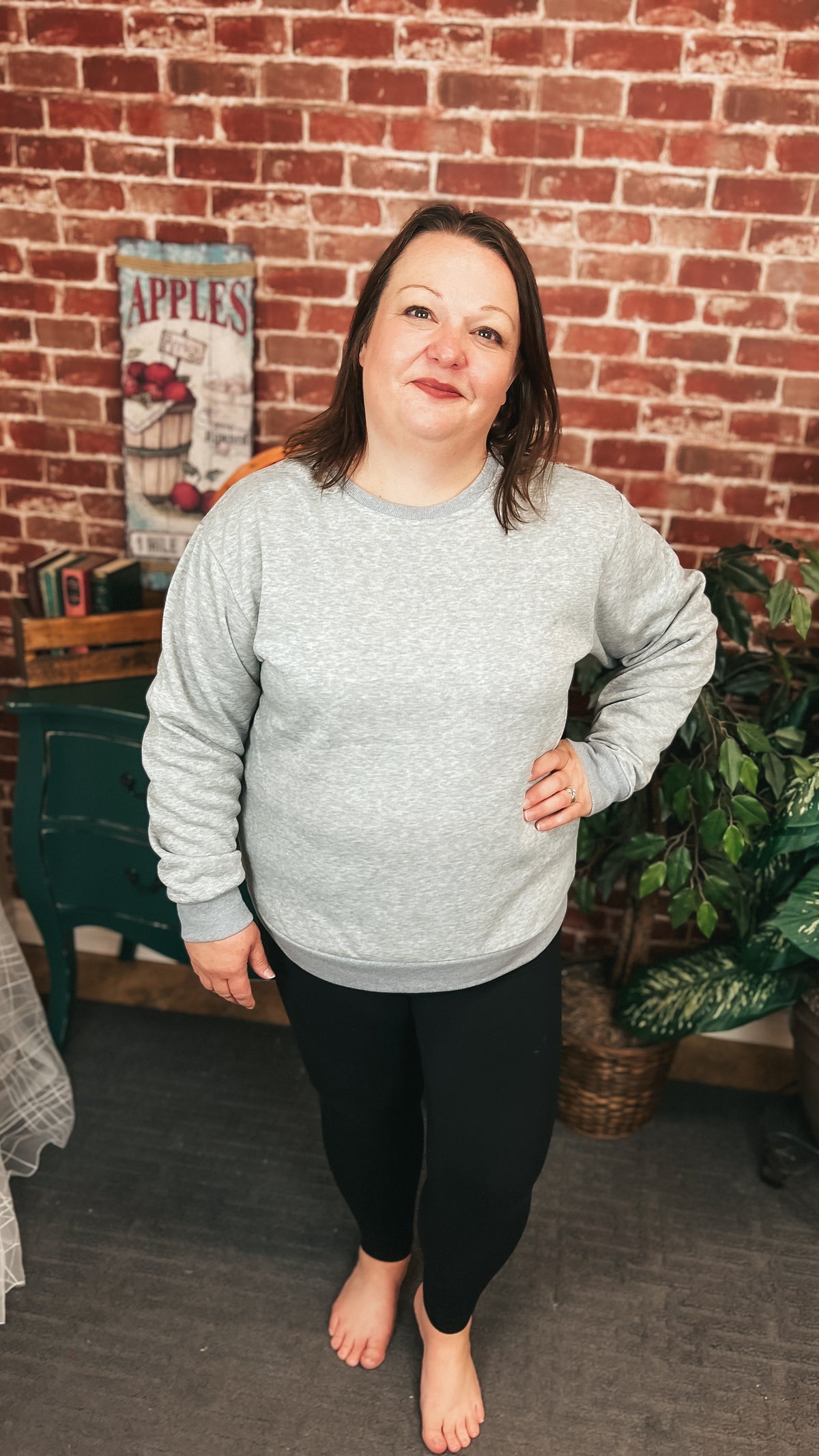 Jessie | Crewneck Sweatshirt | Grey