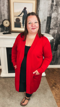 Sherry Cardigan | Red