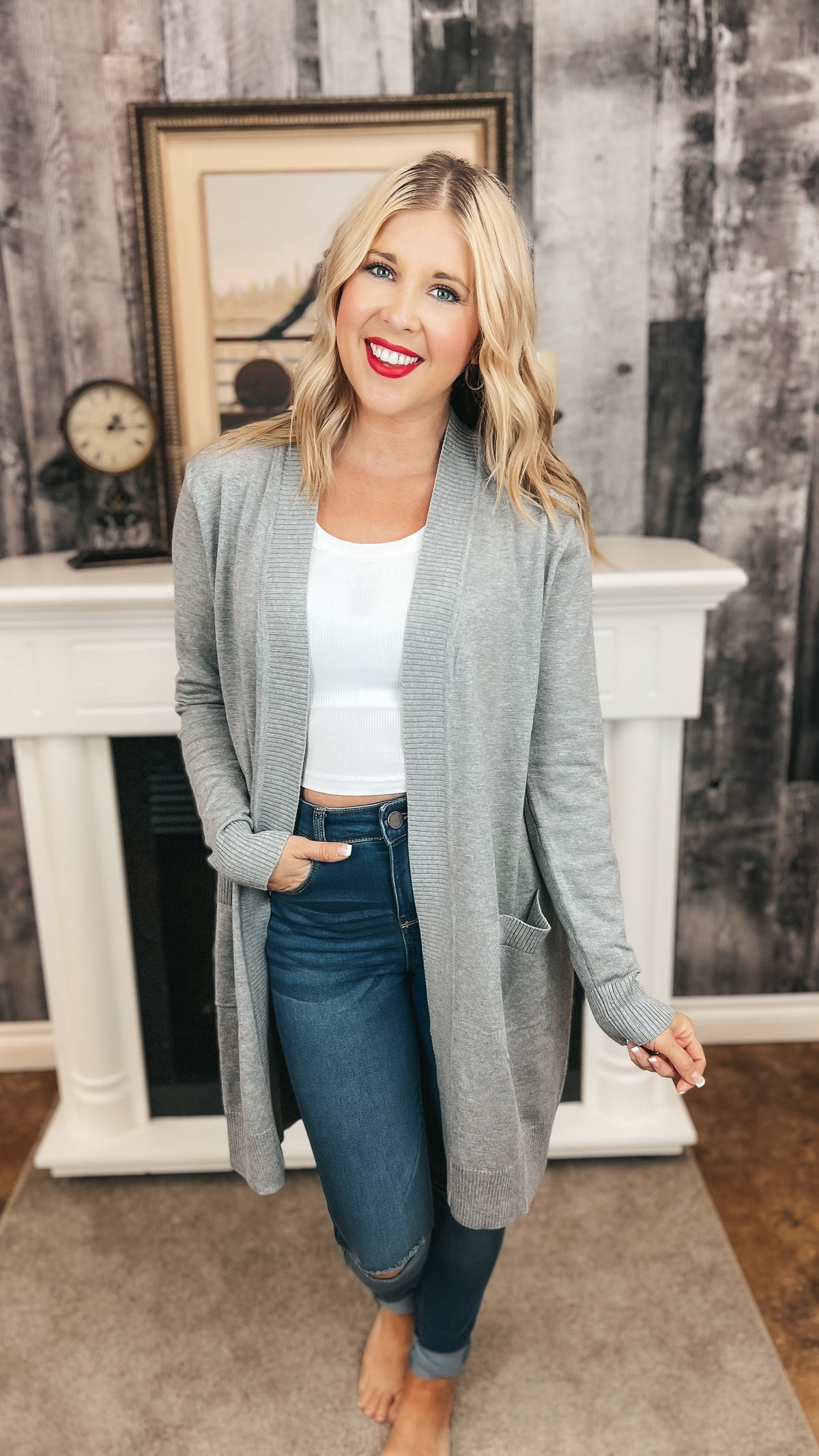 Sherry Cardigan | Grey