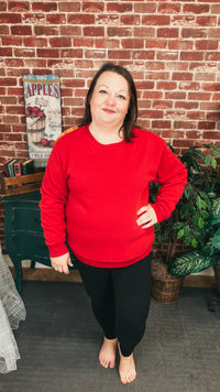 Jessie | Crewneck Sweatshirt | Red