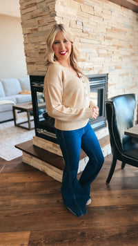 Liza Knit Sweater | Beige