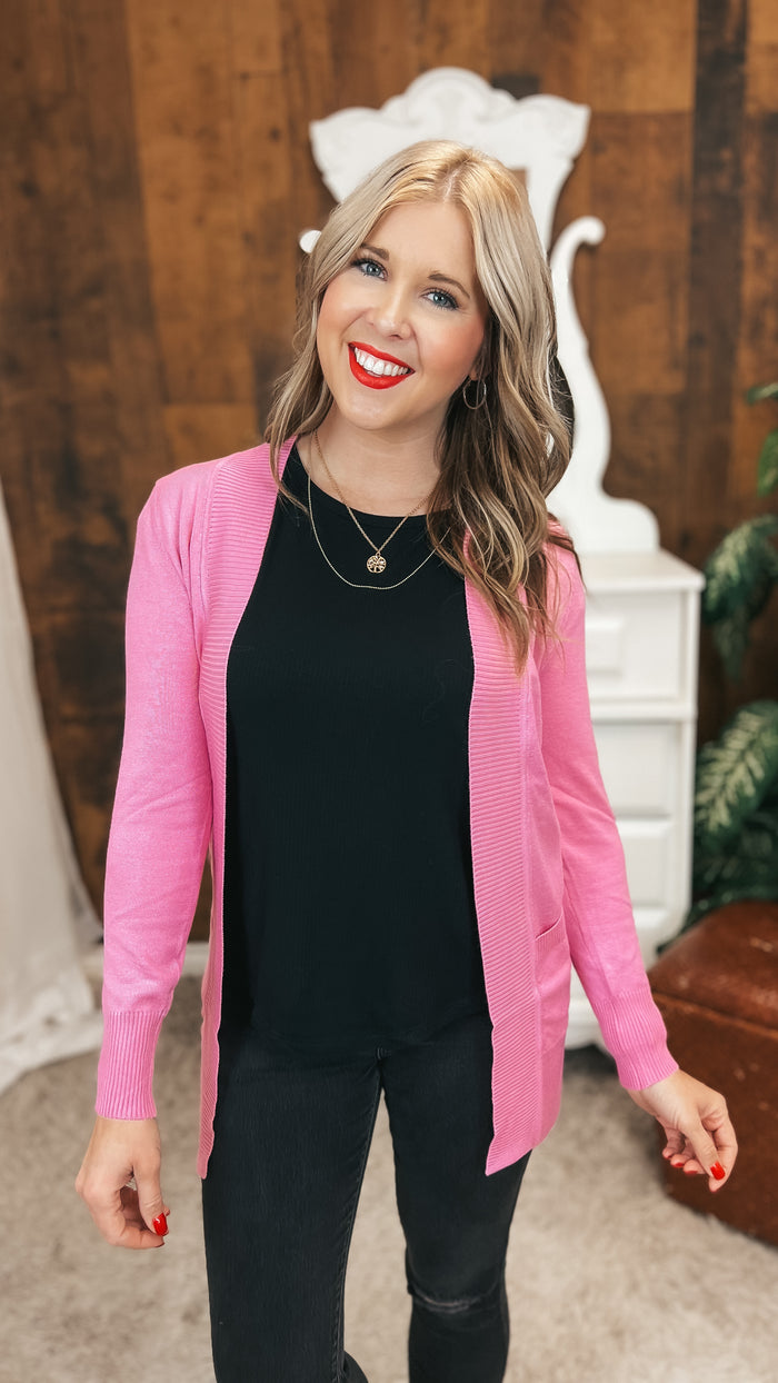 Sherry Cardigan 2.0 | Bubblegum Pink
