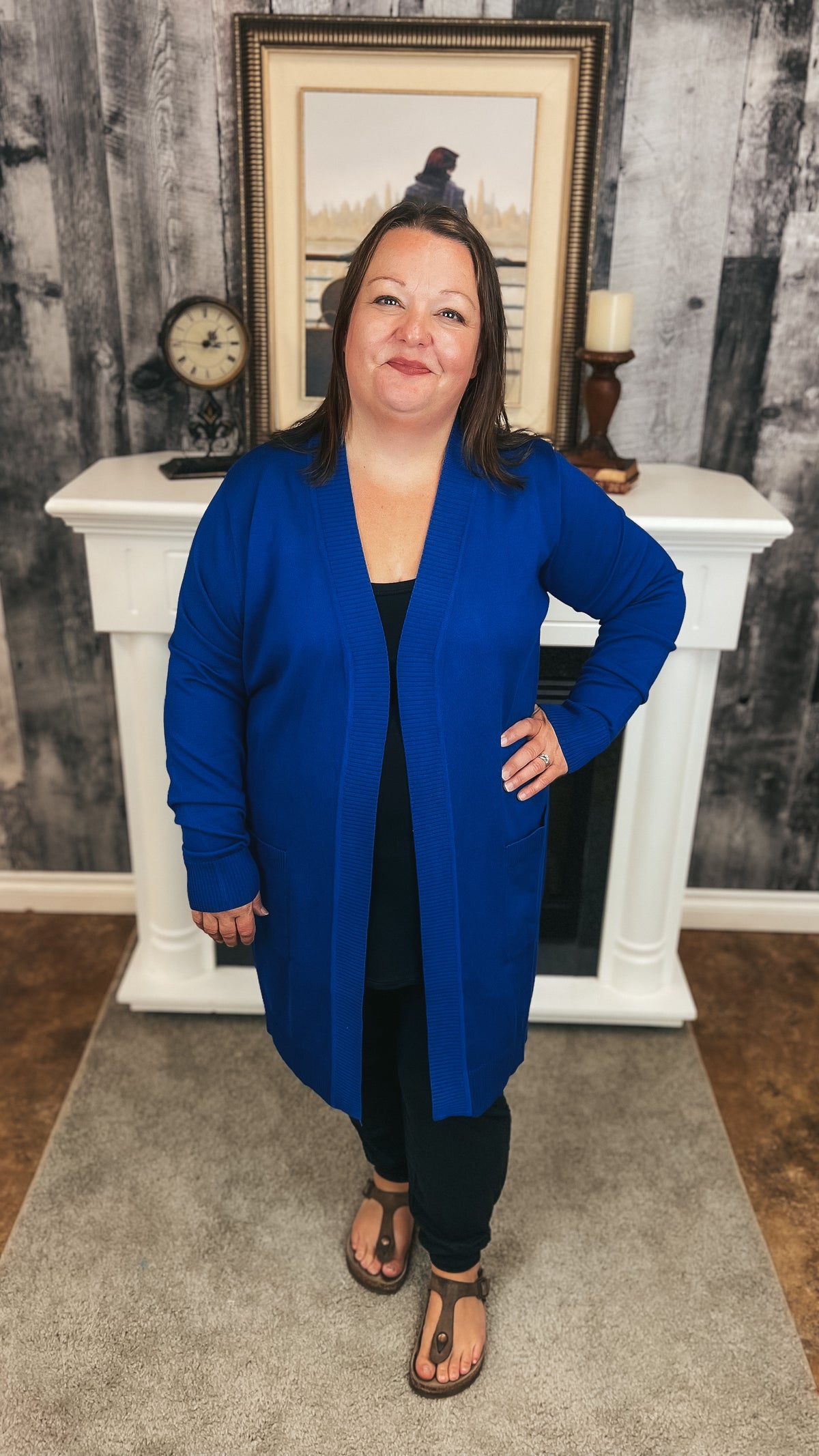 Sherry Cardigan | Cobalt Blue
