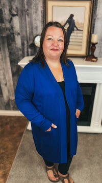 Sherry Cardigan | Cobalt Blue