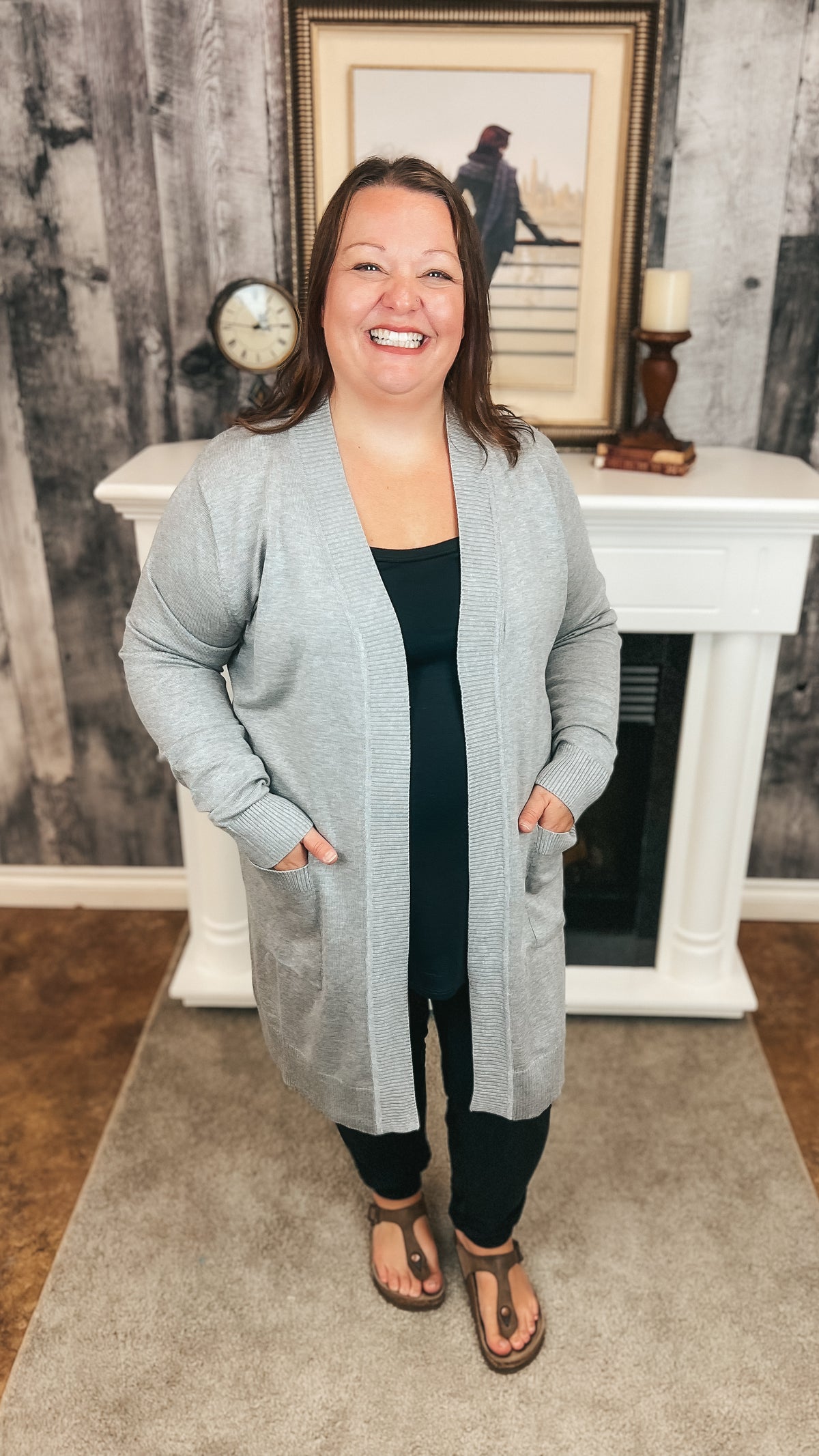 Sherry Cardigan | Grey