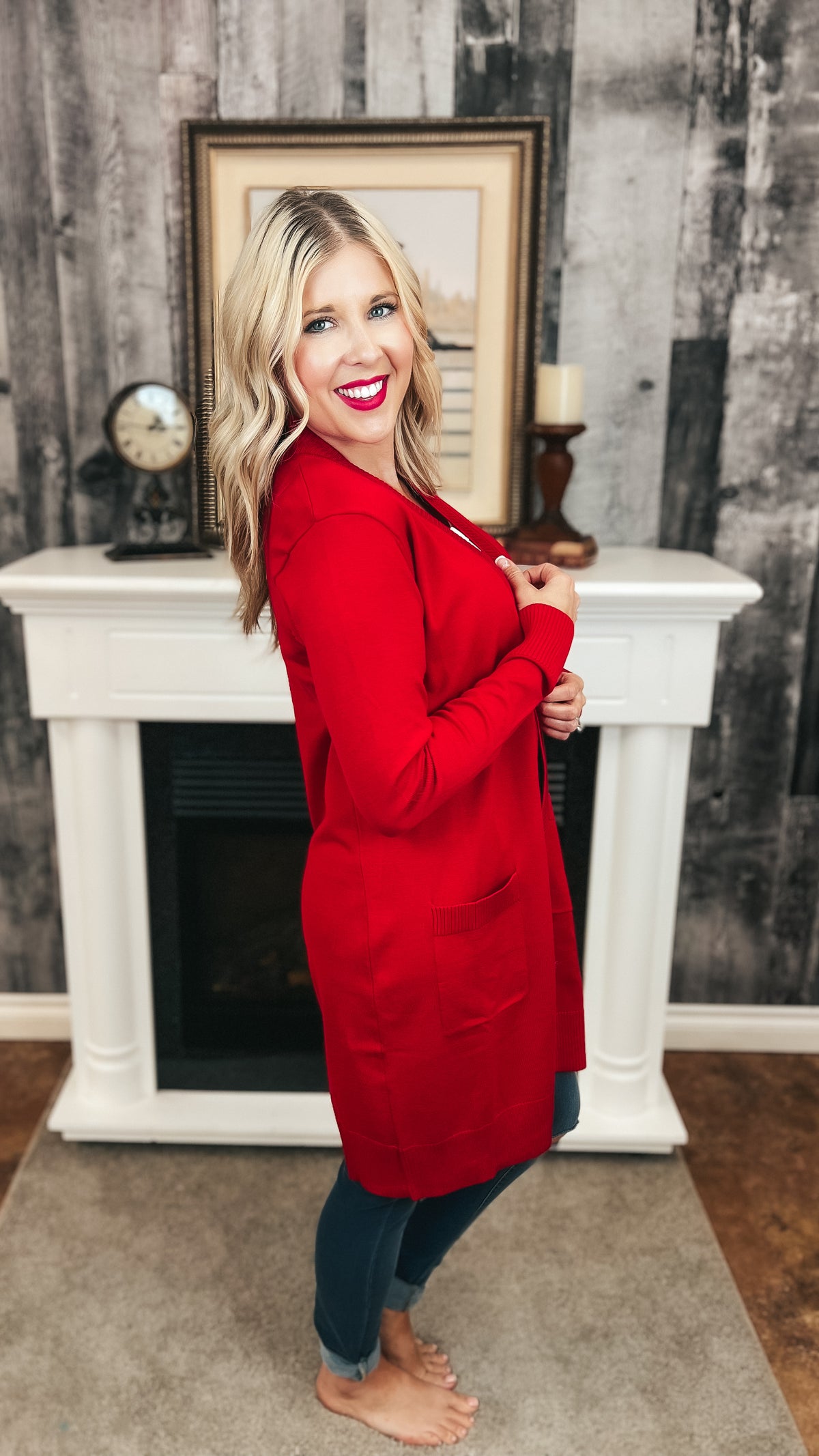 Sherry Cardigan | Red