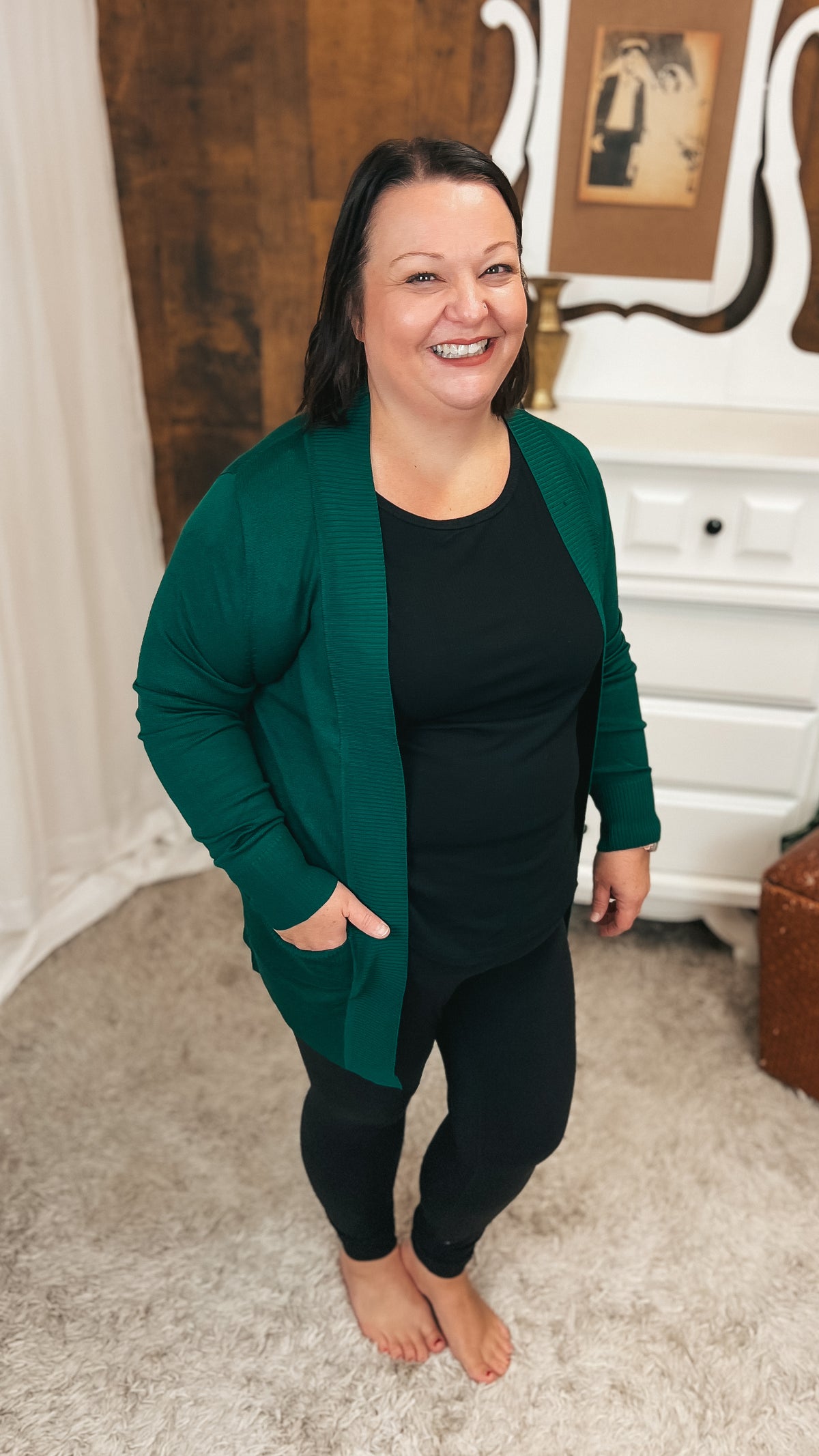 Sherry Cardigan 2.0 | Hunter Green
