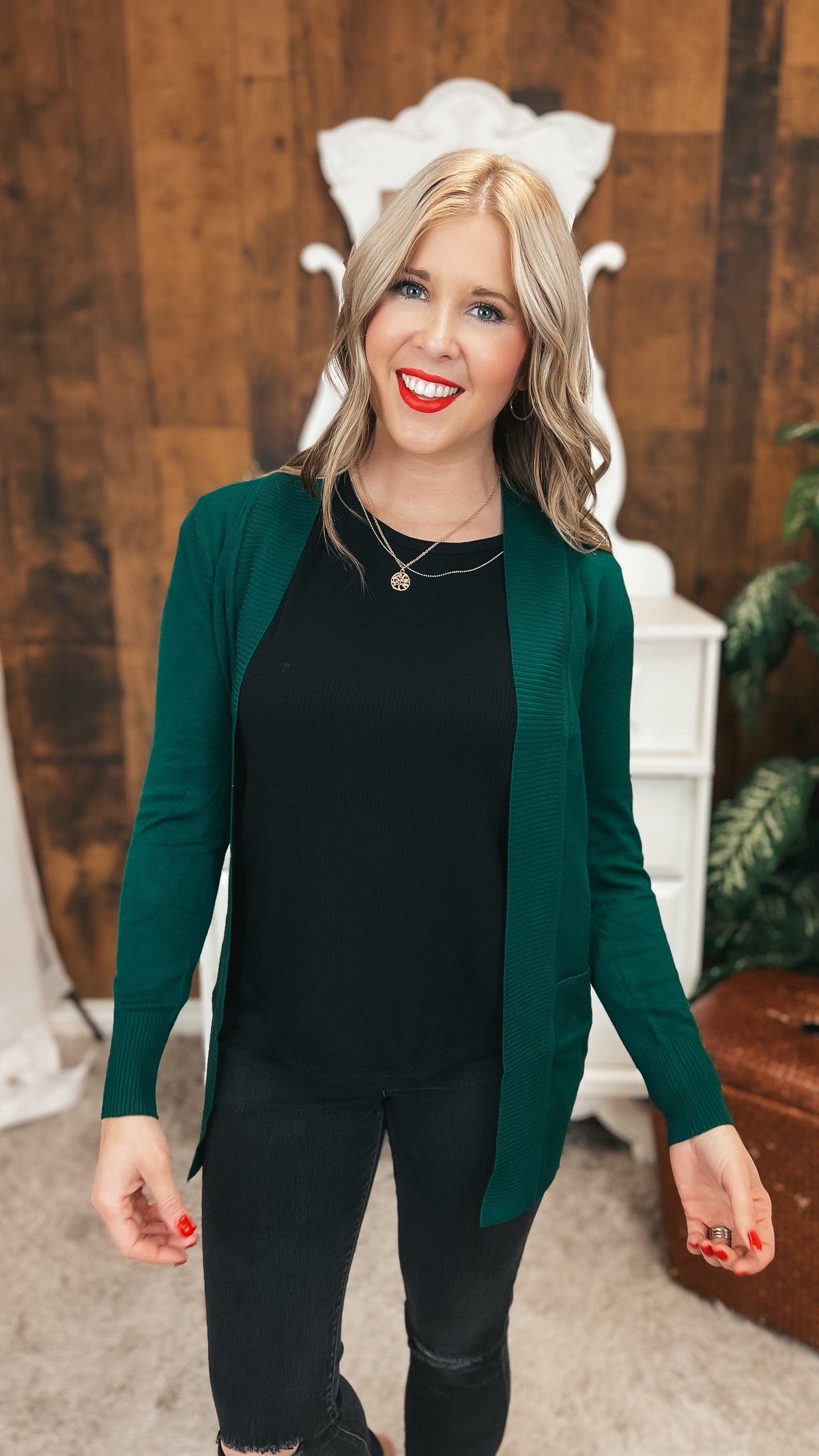 Sherry Cardigan 2.0 | Hunter Green