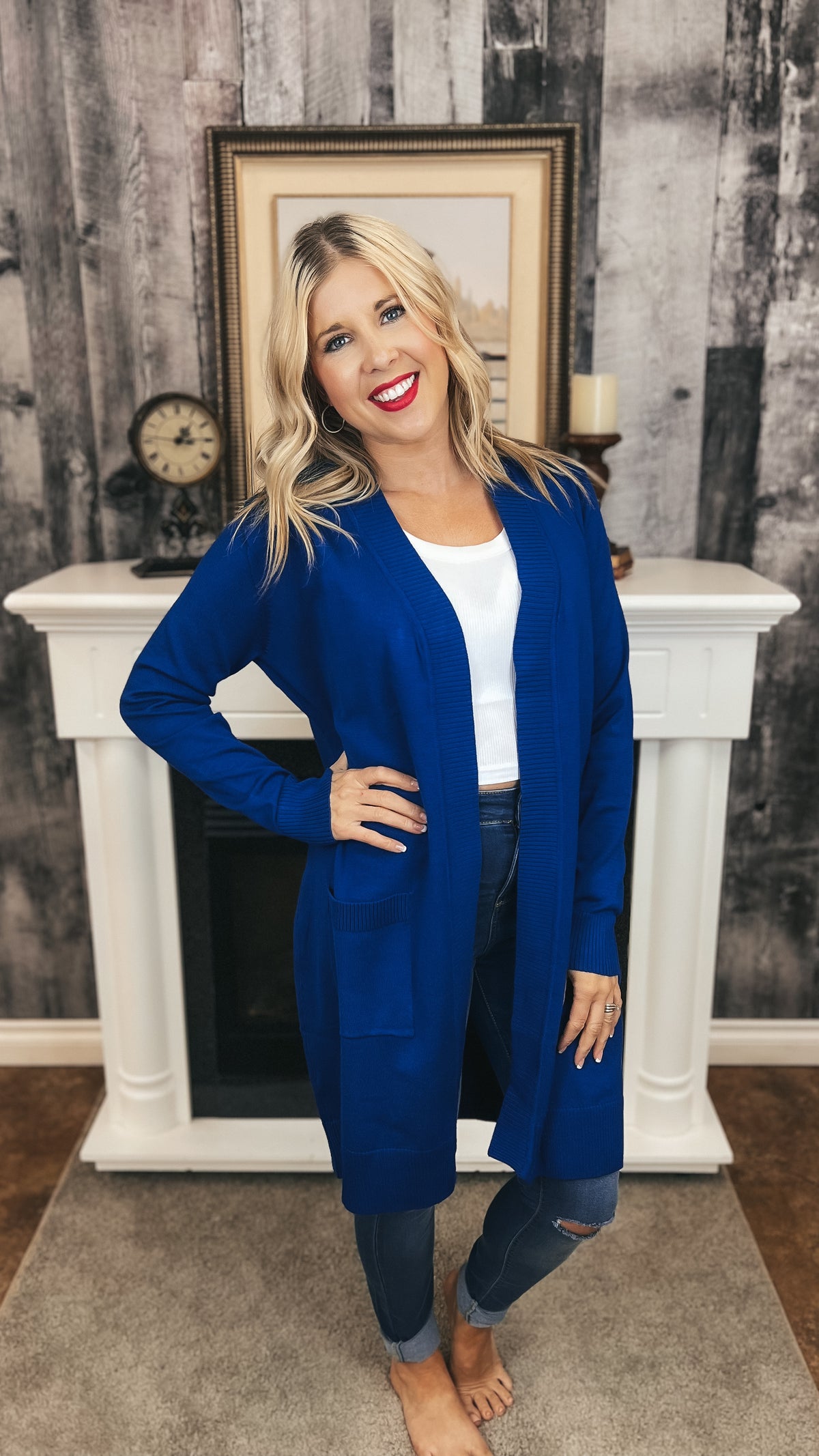 Sherry Cardigan | Cobalt Blue