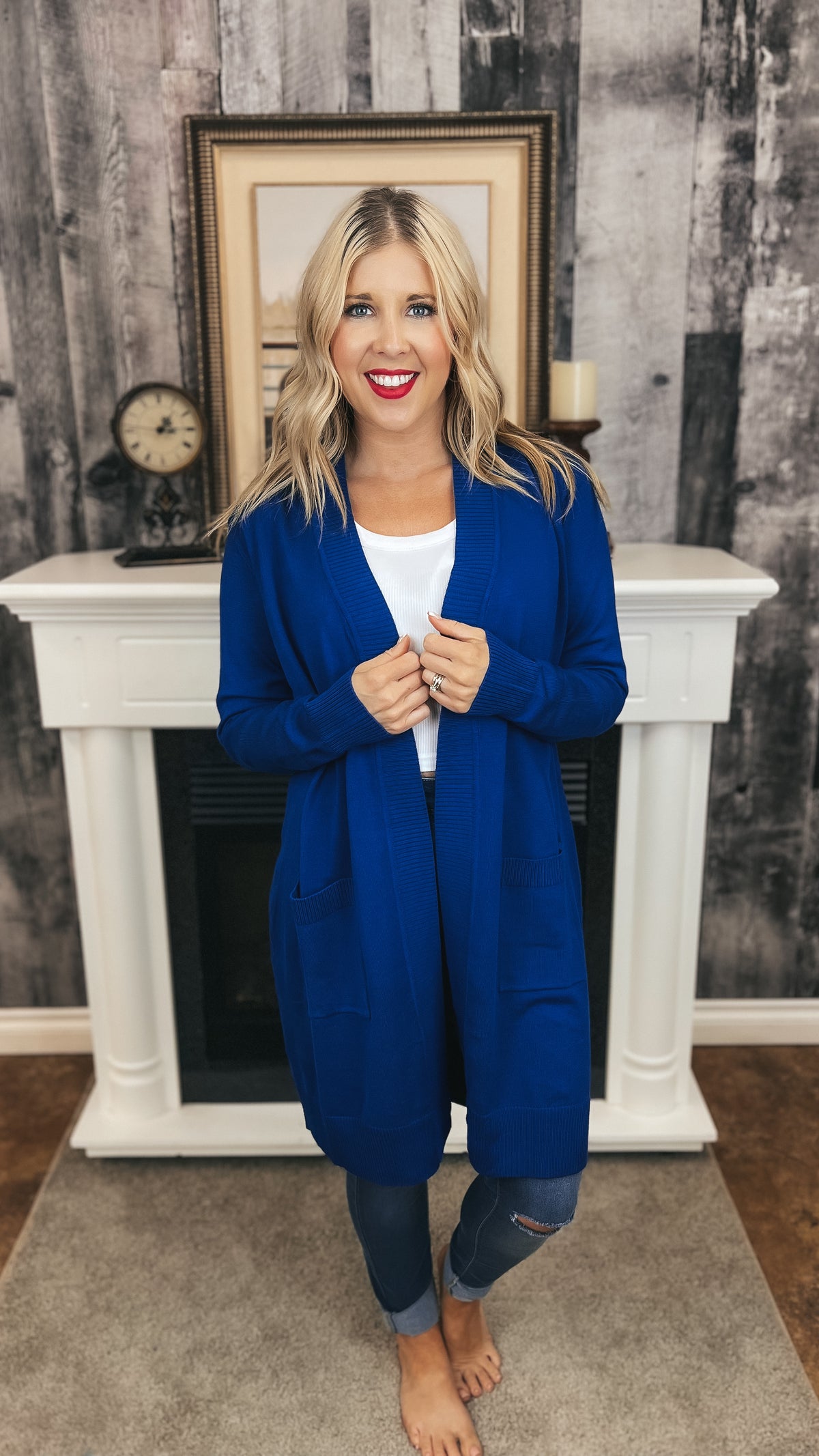 Sherry Cardigan | Cobalt Blue