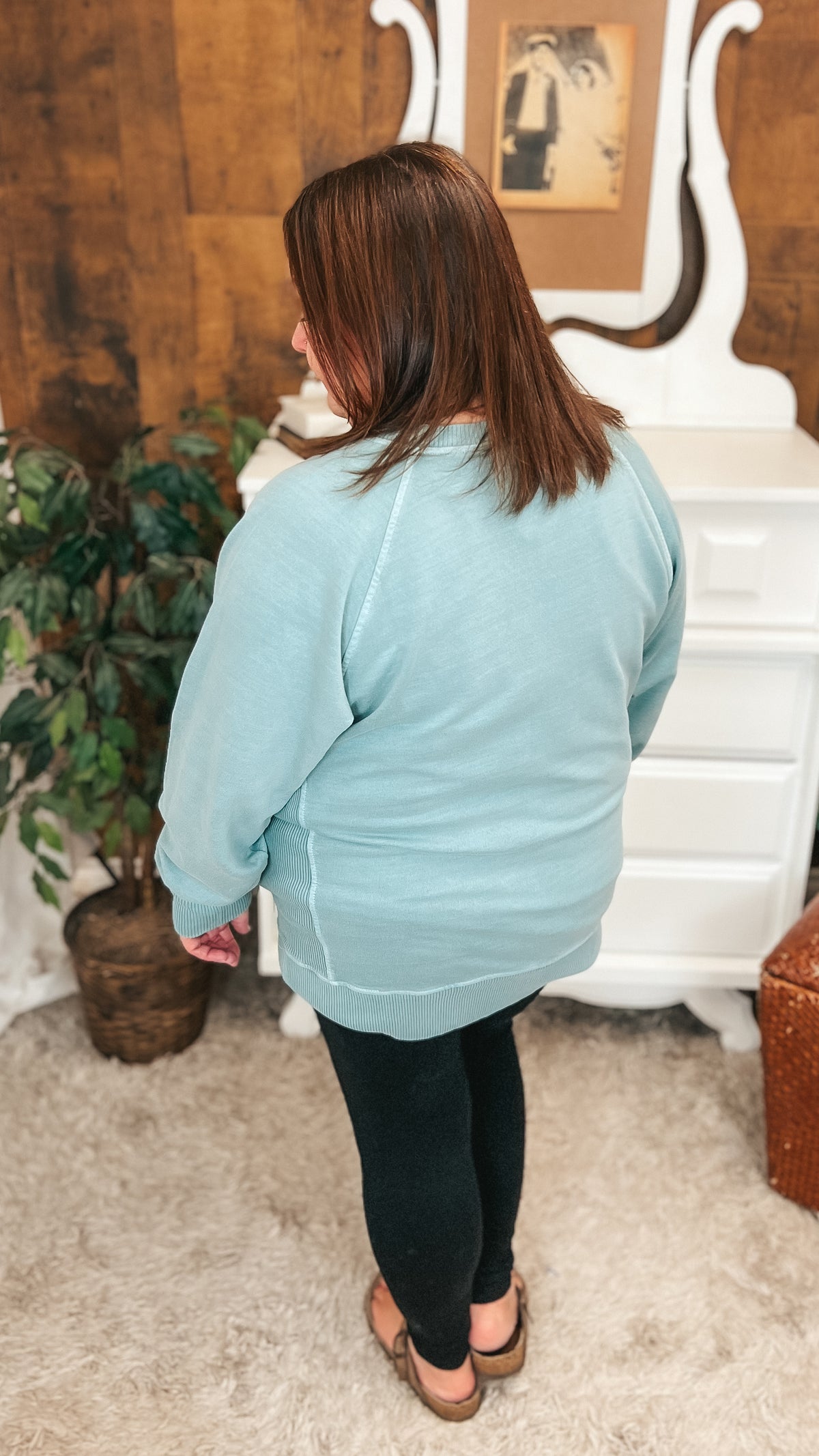 Lori Pocket Sweater: Ash Blue