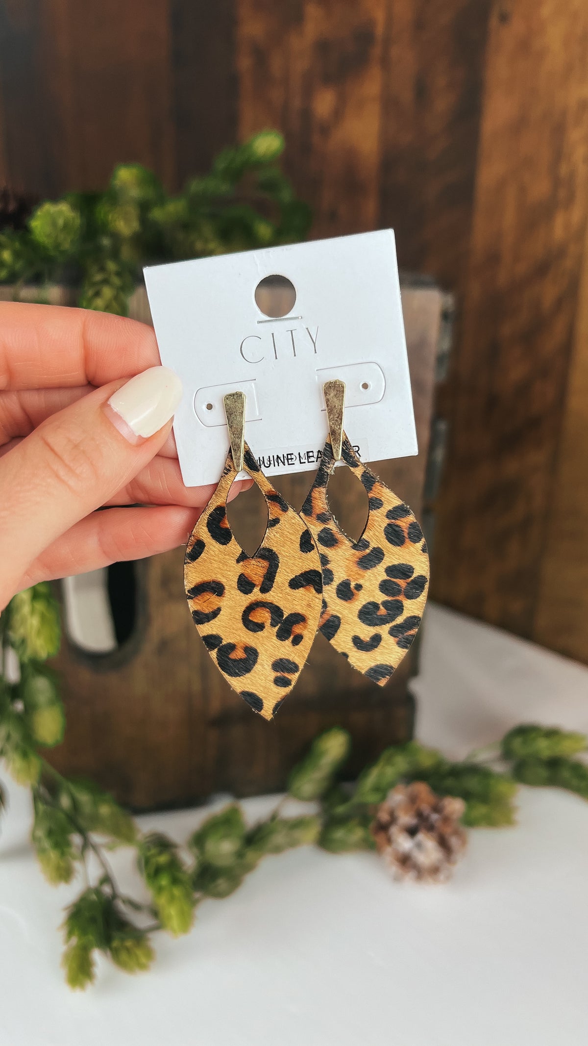 Jenna Animal Print Earrings
