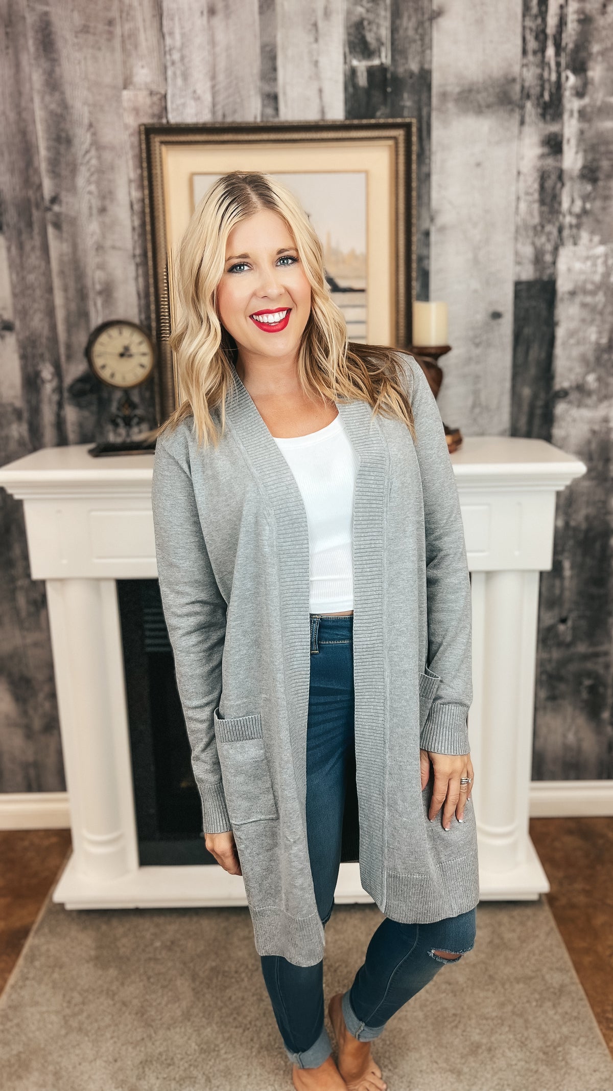 Sherry Cardigan | Grey