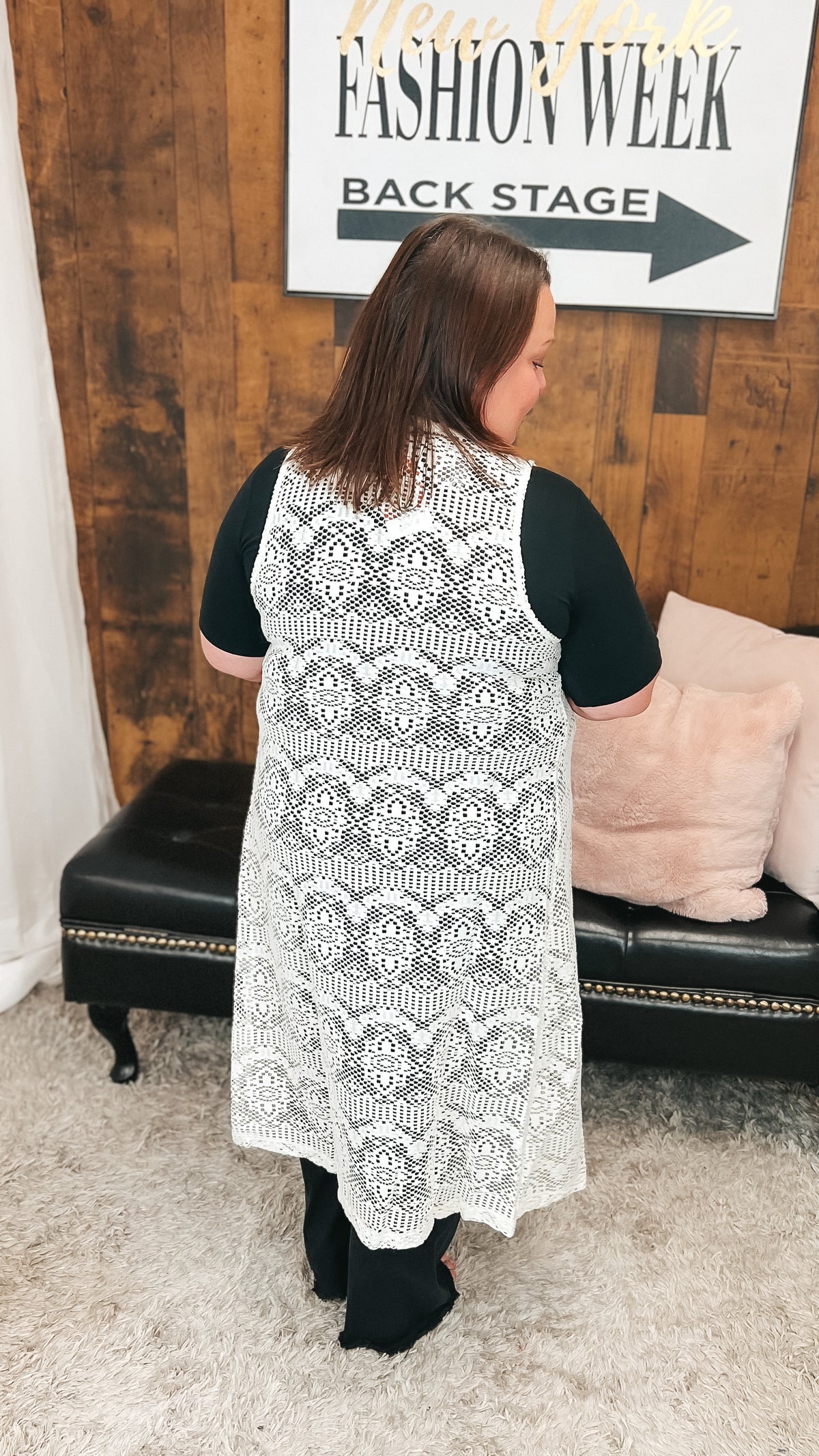 Sheena Lace Duster Cardigan | Ivory