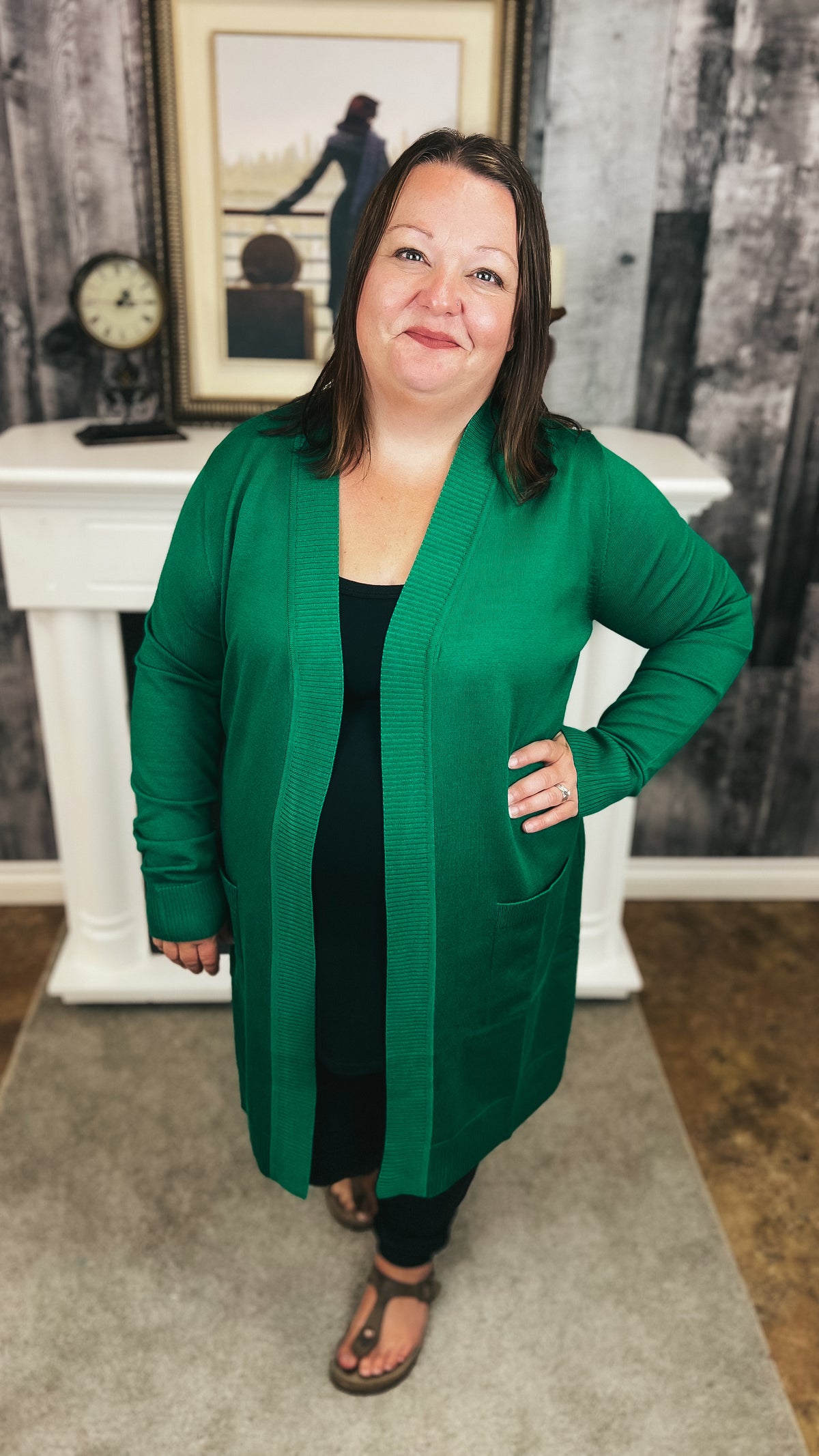 Sherry Cardigan | Green