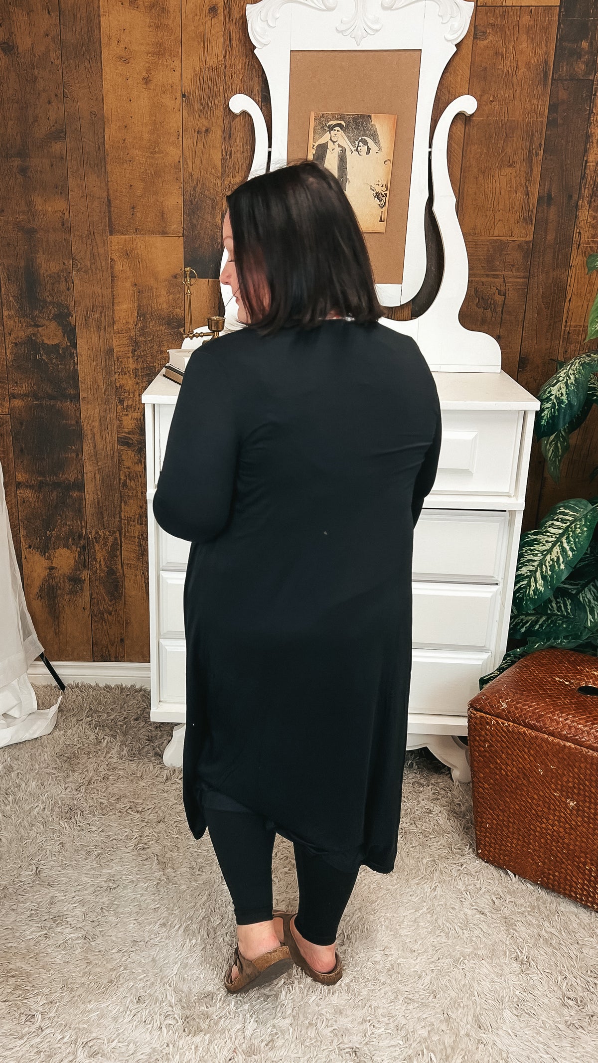 Becca Duster Cardigan | Black