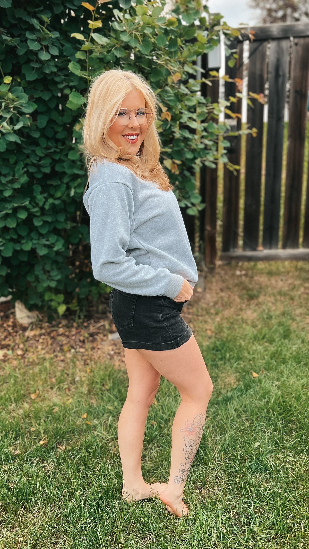 Jessie | Crewneck Sweatshirt | Grey