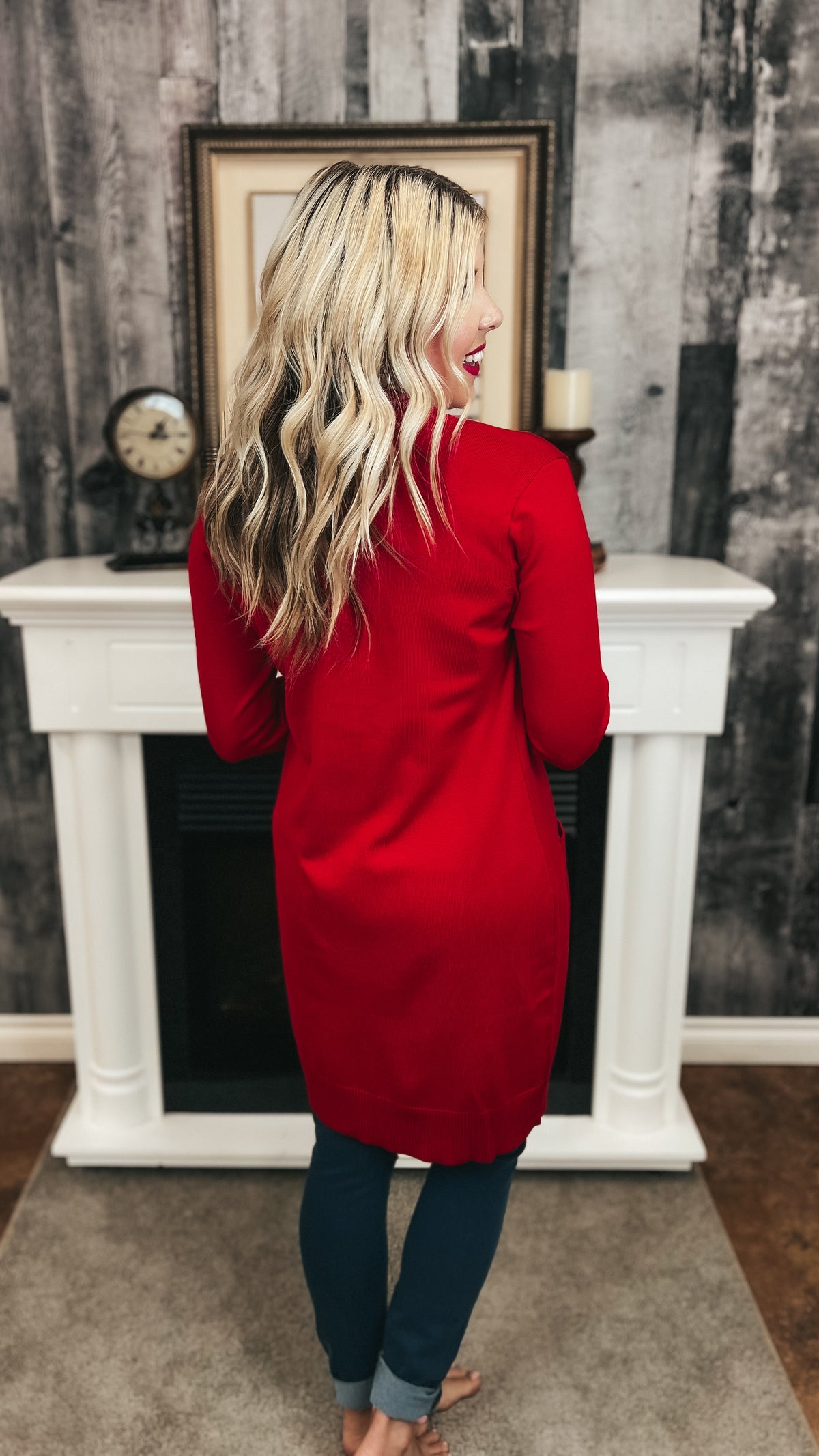 Sherry Cardigan | Red