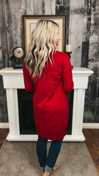 Sherry Cardigan | Red