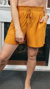 Jemma Shorts: Mustard