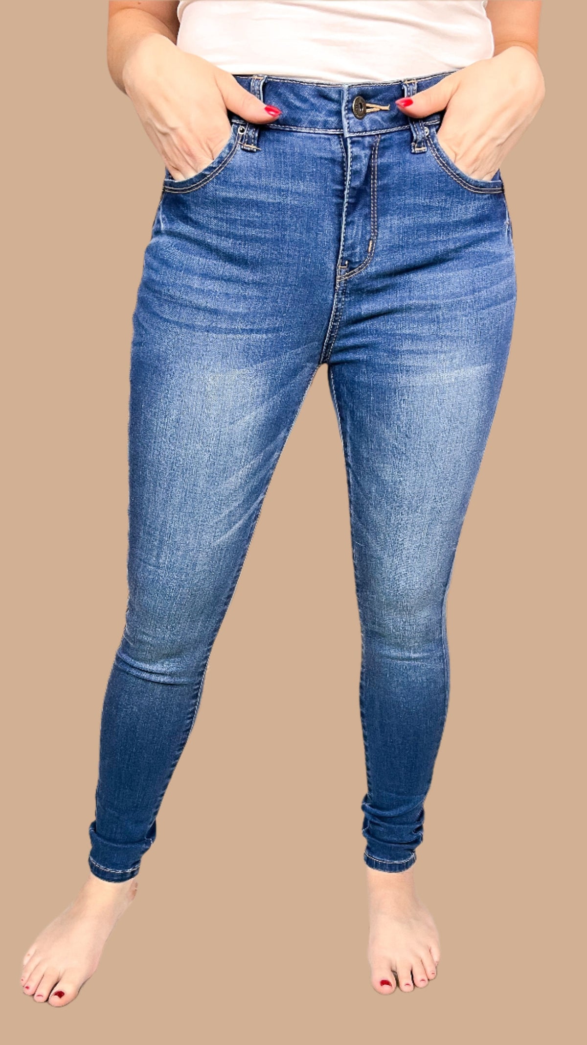 Blake High Rise Denim: Medium Wash *SALE*