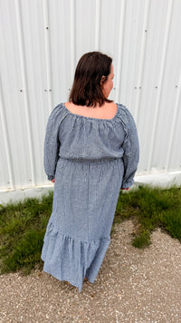 Autumn Plaid Sundress | Black & Ivory