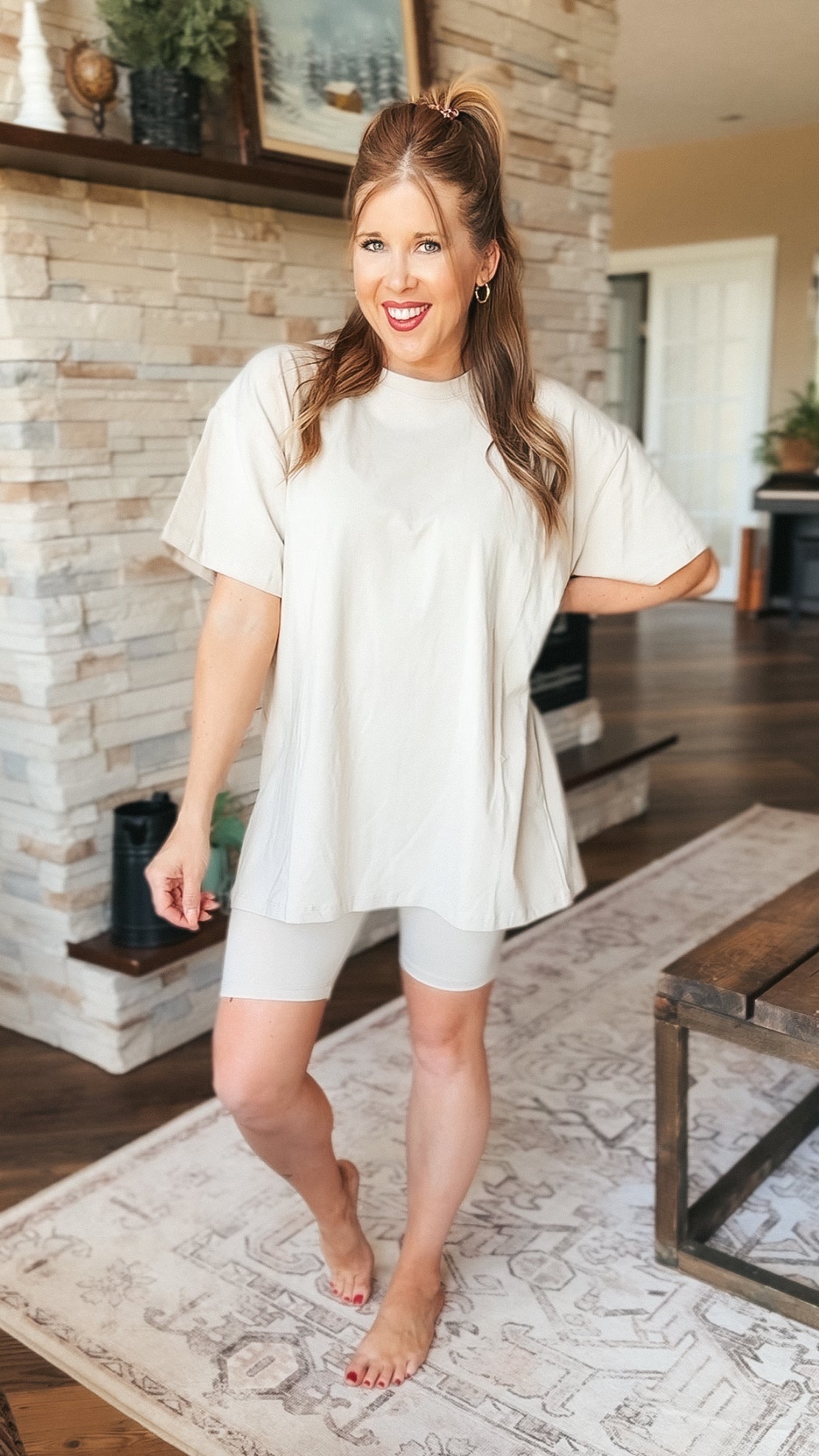 Nic Short Set: Sand Beige