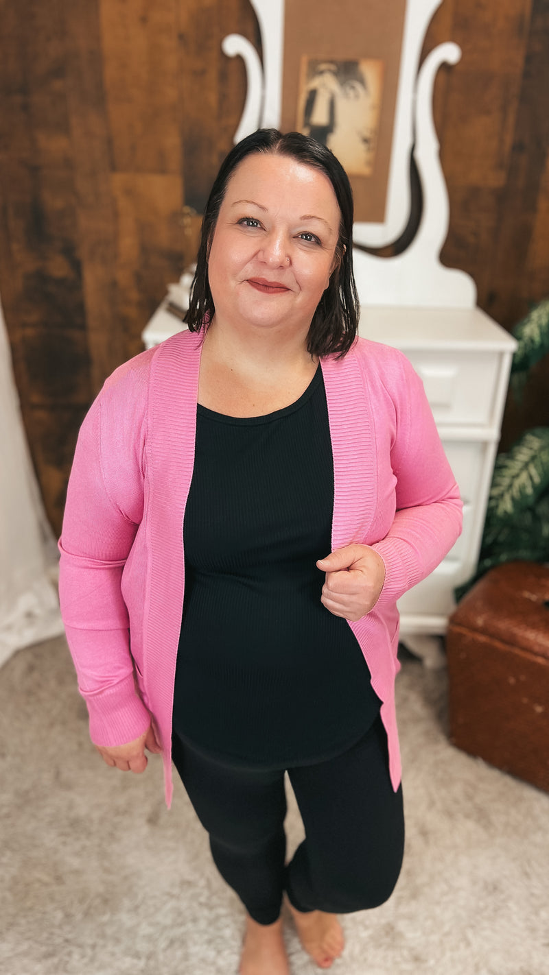 Sherry Cardigan 2.0 | Bubblegum Pink