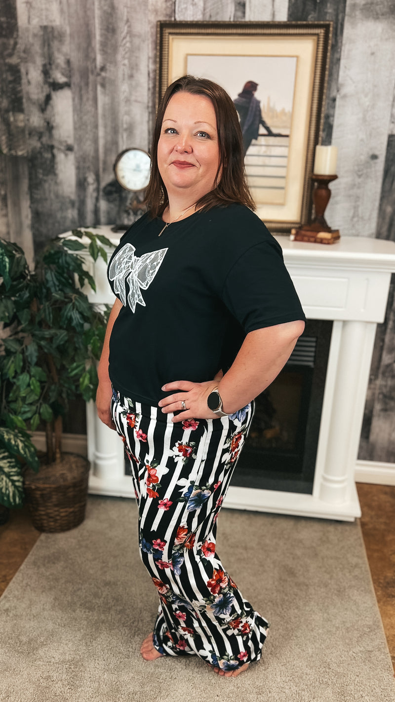 Shelly Wide Leg Floral Pants