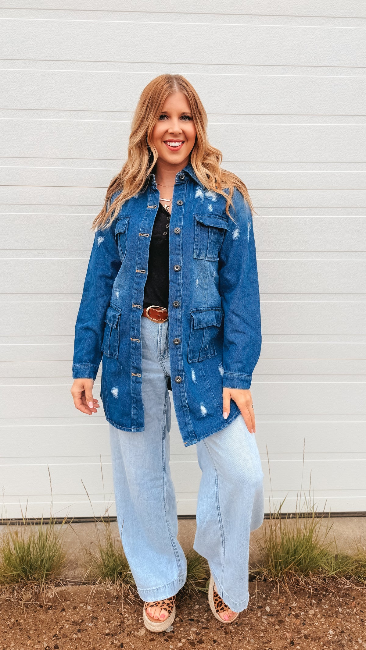 Tammy Denim Jacket | Dark Blue