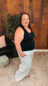 Toni Wide Leg Jogging Pants | Grey