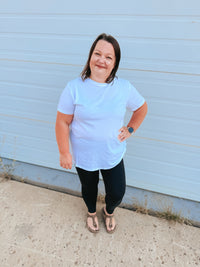 Julia Basic Tee | White