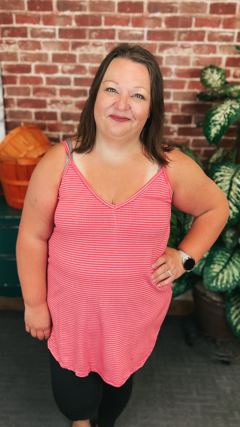 Calla Tank Top | Rose