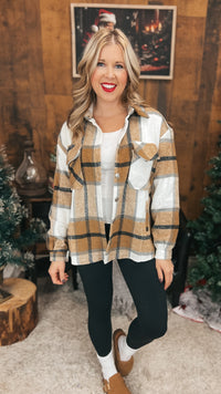 Charlotte Shacket| Brown & Cream
