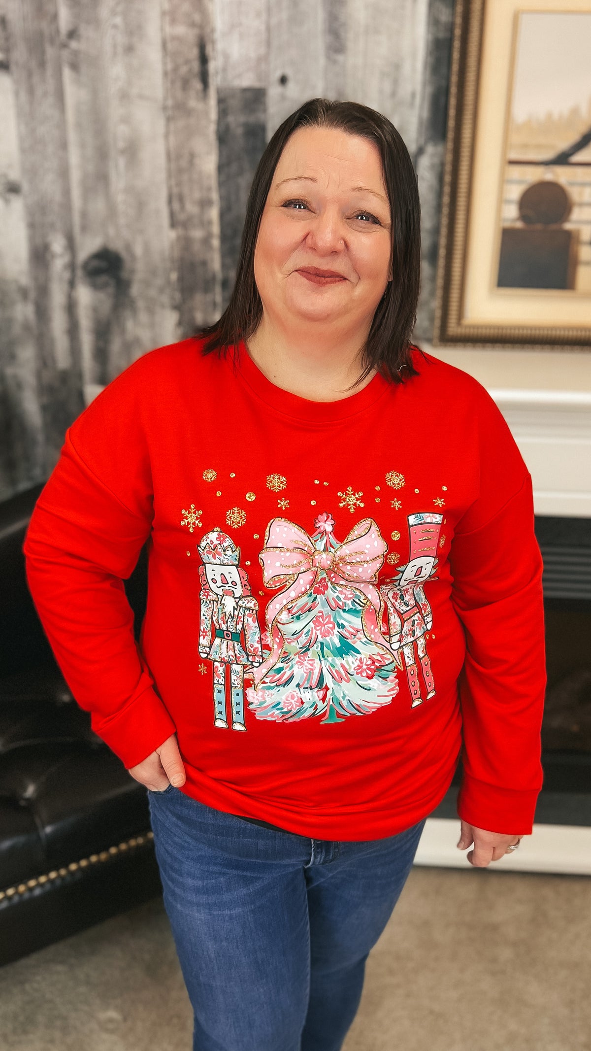 Nutcracker Christmas Sweater | Red