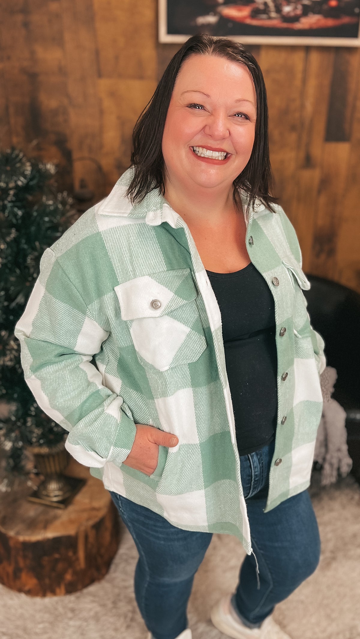 Charlotte Shacket| Mint & Cream