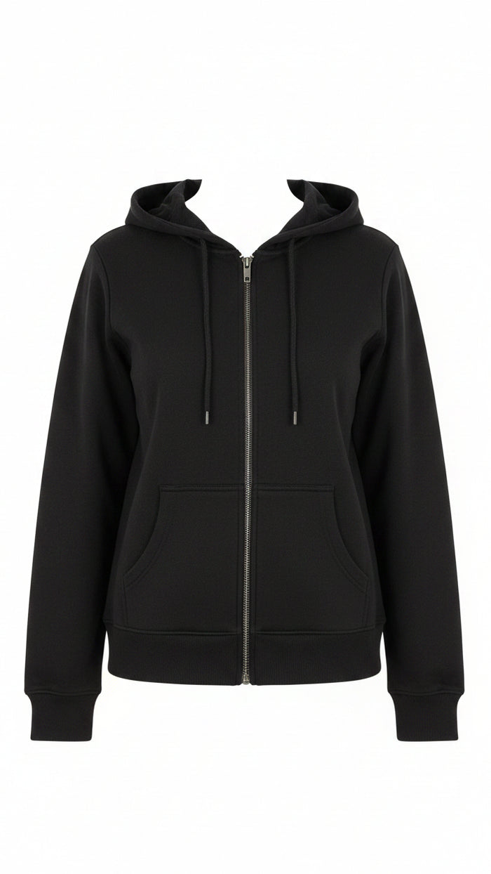 Layne Zip Hoodie: Black *SALE*