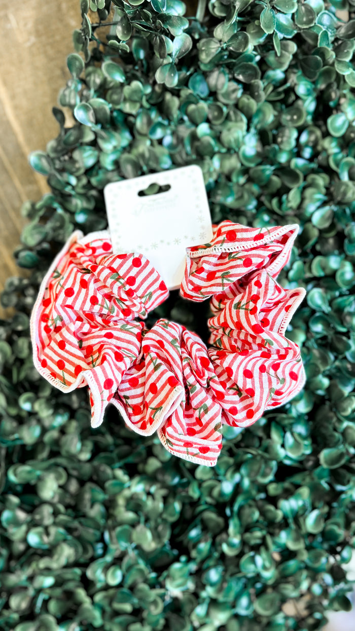 Cherry Scrunchie | Red