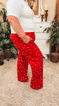Aria Star Jogging Pants | Red