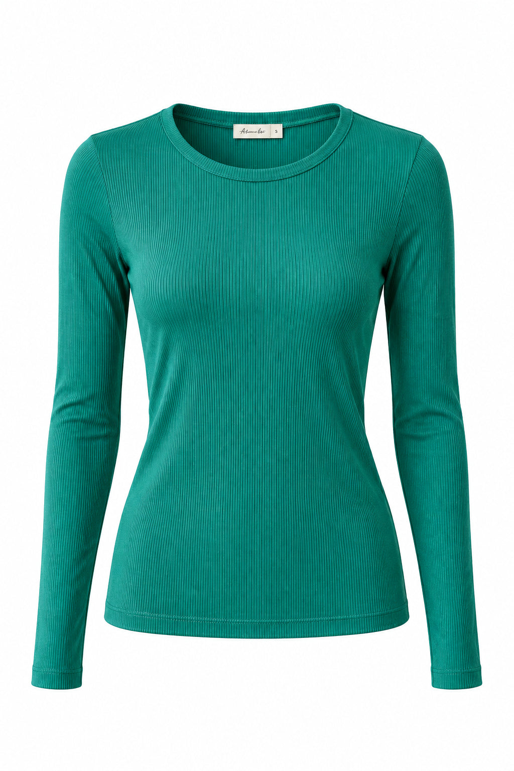Tatum Ribbed Long Sleeve | Emerald Green